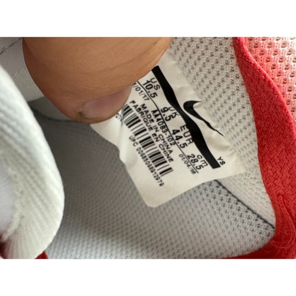 Size 10.5 Nike Air Force 1 Drew League‎ Low Mens White Gold Sneaker AA4083-102